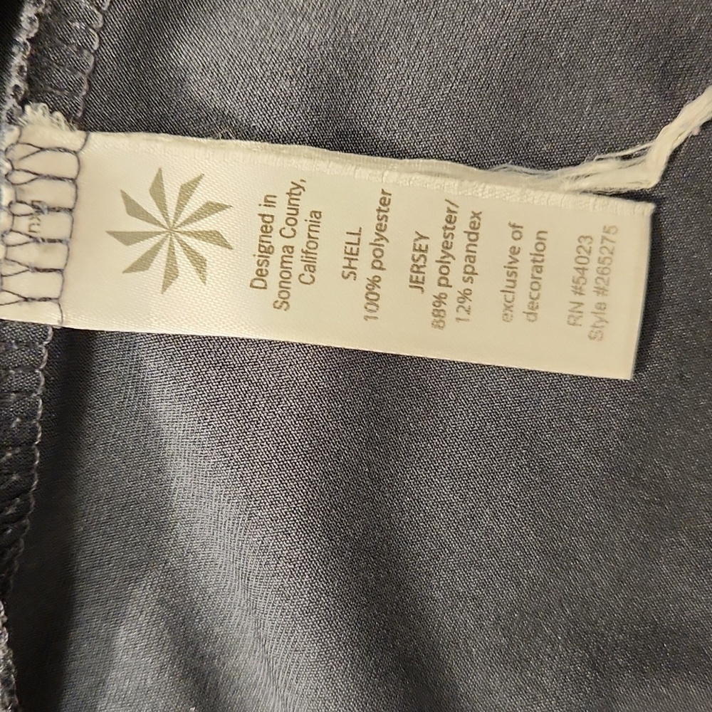 Athleta Salutation women's lightweight running jacket size small gray teal - Picture 8 of 16